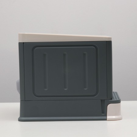 Closed toilet 45 x 34 x 39 cm, gray-1