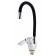 FAUZT FZS-833-BL129 kitchen mixer, single-leaf, excess length 180 mm, chrome/black