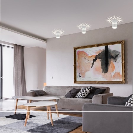 Lamp Ceiling accent Elektrostandard, DLS025 & DLS026 LED 7 W, 65x65x100 mm, IP20-1