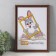 Photo frame Plastic "Brown style" 21x30 cm, brown