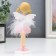 Polystone souvenir "Angel-baby with tails, with a heart" Pooh 16x5.5x7.5 cm