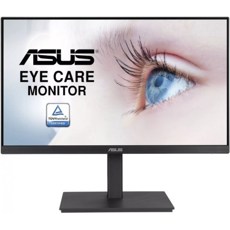 Монитор Asus VA24EQSB, 23.8", IPS, 1920x1080, 75Гц, 5 мс, HDMI, VGA, DP, чёрный