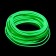 Cartage neon thread for lighting salon, feeder 12 V, 7 m, green power adapter