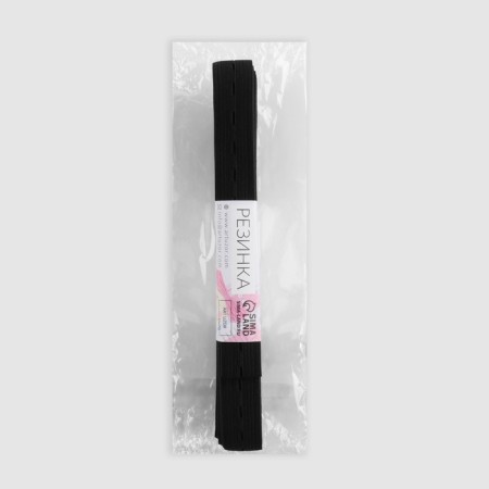 Glass knitted, perforated, 20 mm, 10 ± 0.5 m, black color-4