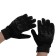 Motorcycle gloves with protective inserts, size m, black