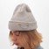 Women's hat minku, gray color, rr 56-58