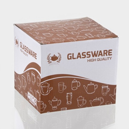 Glass teapot with metal sieve Bellatenero “IVF. Diamond ", 1 l, 17 × 15 × 19 cm-5