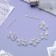 Hair accessory "Treasure of the Seas" (on invisible) branches, 27.5cm, silver