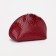Cosmetic bag at the lightning textura, the color is red
