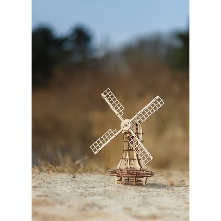 Wooden Model 3D, Ewa, Mechanical Windmill Mill-2