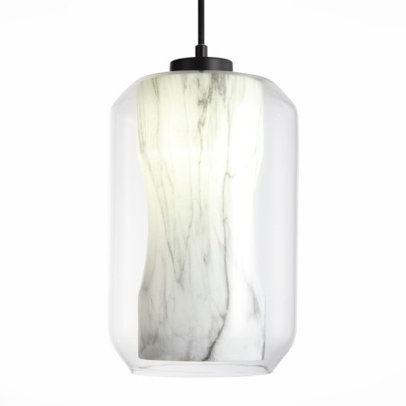 STL LUCE Sus. SL1169.103.01. Marmo. 1x40 W, E27, 20x20x32 cm, black color-8