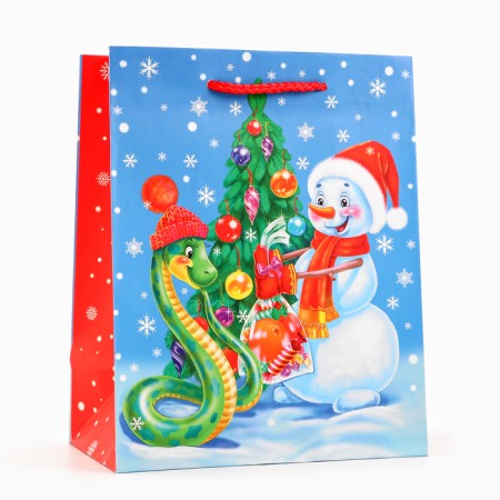 Gift package "Snake and Snowman", 18 x 22.3 x 10 cm-2
