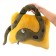 New Year! Soft toy - pillow, 35 cm, yellow color