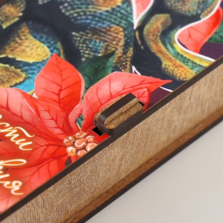 Casket "Wisdom and Calm" 17x8.5x3.5 cm-1