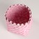 Kashpo wicker, d14khn11.5cm, pink