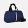 Sports bag with lightning, 3 outer pockets, long belt, blue color