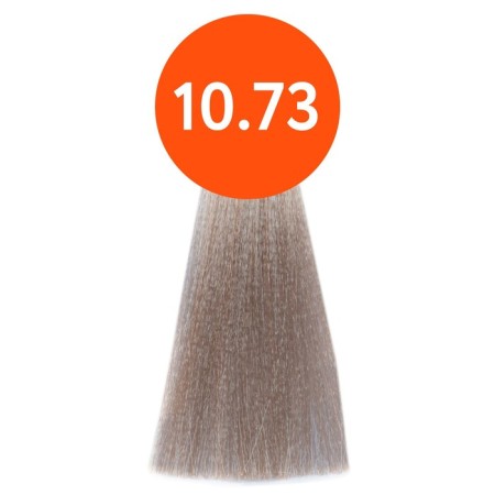 Cream-color hair Permanent Ollin Professional N-Joy, tone 10/73, light blond brown-golden, 100 ml-1