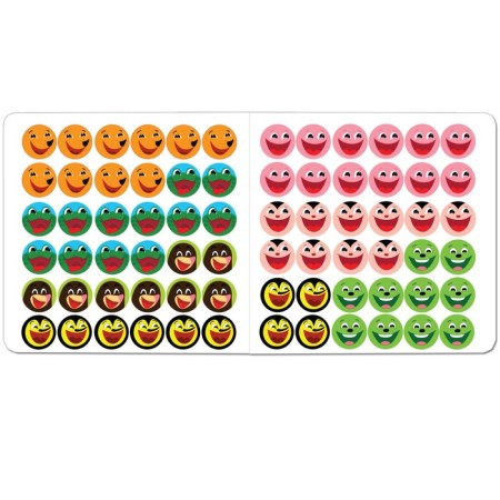 Smile a pink frog. Good stickers-3