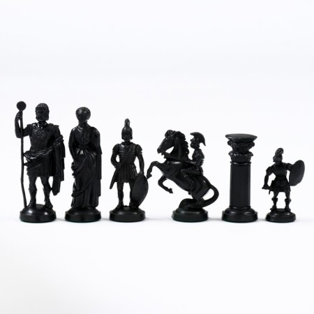 Chess Polish Wooden Madon "Spartan", 49 x 49 cm, King H-10 cm, weighted-4