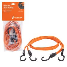 Belts elastic set 2 pcs, 120 cm, 20 mm, plastic hooks