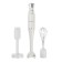 Galaxy GL 2131 blender, submersible, 650 watts, 0.6 l, 2 speeds, "turbo" mode, white