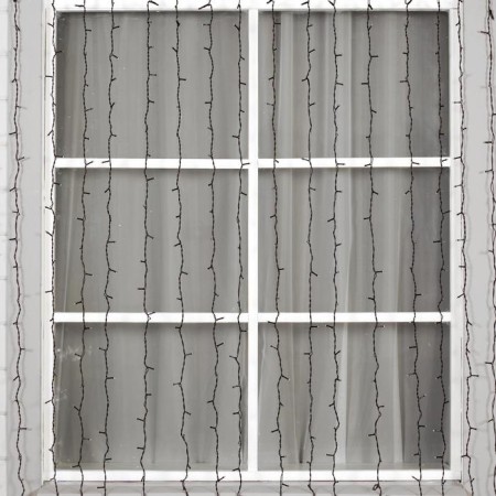 Garland "Curtain" 2 × 3 m, IP44, UMS, dark thread, 760 LED, white glow, 220 V-1