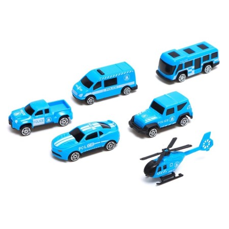Truck "Carrier", included 6 cars and road signs-7