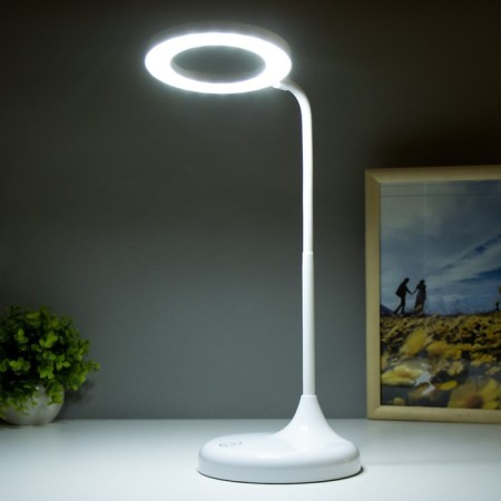 Table sensory lamp 16098/1 LED 5W USB AKB 3000-6000K White 16x16x54.5 cm Risalux-3