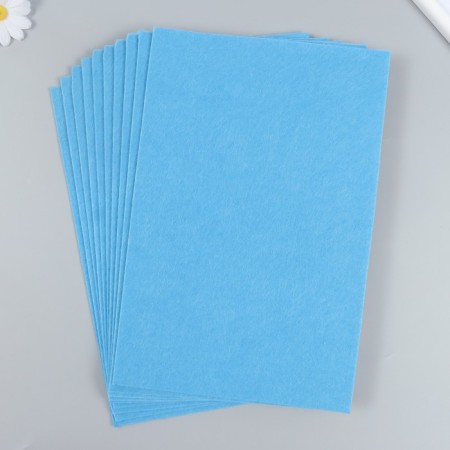 Hard felt 2 mm 20x30 cm, blue mix