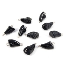 Cargo bullet-excentric stained collapsible Yaman 10 pcs., 10 g, black