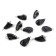 Cargo bullet-excentric stained collapsible Yaman 10 pcs., 10 g, black