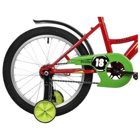 Bicycle 18 "Novatrack Strike, red color-3