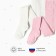 Набор детских колготок KAFTAN BASIC Melange 104-110 см,роз/молочн