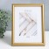 Photo frame Plastic "Mira" 15x20 cm gold (plastic screen)