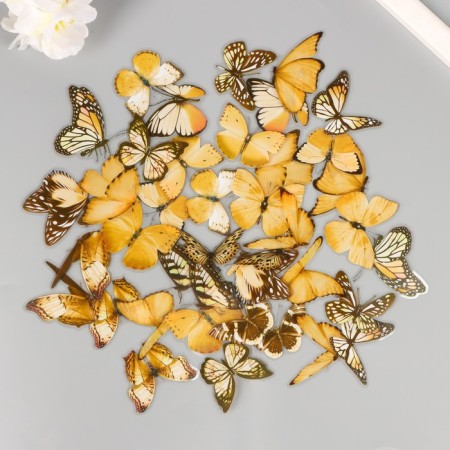 Stickers PVC "Butterflies" set 40 pcs 8x7 cm