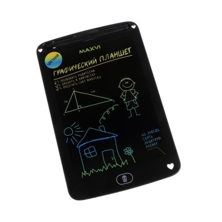 Graphic tablet for drawing and notes LCD Maxvi MGT-01C, 8.5 ”, color display, black-1