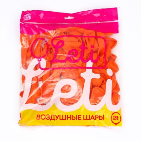 Shar Latex 5 ", pastel, set of 100 pcs., Water bombs, Orange color-1