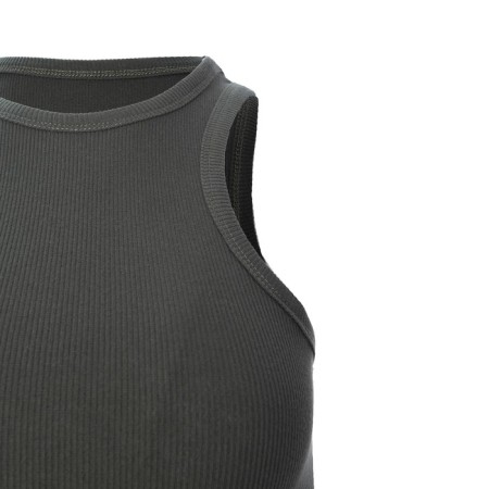 T-shirt female, dark green color, size 44-2