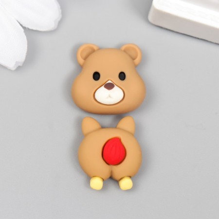 Decor for creativity Plastic "Bear" set 2 pcs 1.7 cm