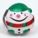 New Year. Baty Bed for dogs "Funny Snowman", vinyl, 8.5 x 8 cm