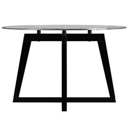 Gouring Rill table 445, 700x700x440, wenge/glass Transparent circle-4