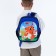 Children's backpack on a zipper, "chosen", blue color