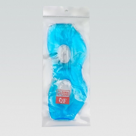 Facial mask hydrogel, cooling/warming, 23 × 10 × 0.5 cm, blue color-10