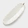 Ceramic serving dish "Rapsodia. Sheet ", 36 × 12 × 4 cm, white color