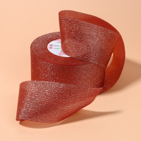 Boil ribbon, 50 mm, 23 ± 1 m, color red No. 039-1