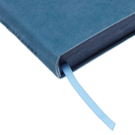 Dated 2025 diary, A5, 176 Escalada sheets, soft cover cover, pancake embossing, liesse, block 70 g/m2, blue-4