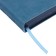 Dated 2025 diary, A5, 176 Escalada sheets, soft cover cover, pancake embossing, liesse, block 70 g/m2, blue
