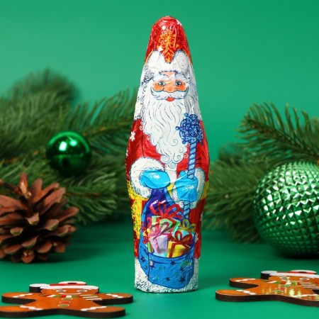 New Year. Chocolate figure "Santa Claus", 40 g