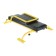 Universal seat longitudinal extrusion, with a folding back and a soft seat