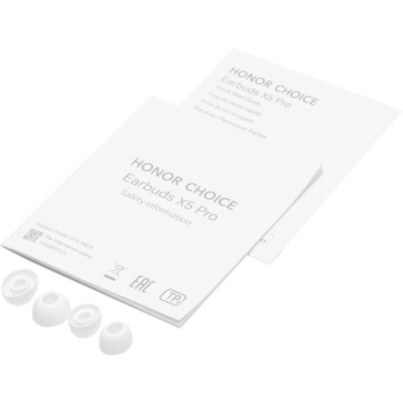 Honor Choice Earbuds X5 Pro, wireless, vacuum, 45/490mach, BT5.3, IP54, White-12